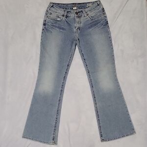 Silver Jeans Blue Boot Cut Denim Pants